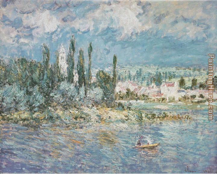 Thunderstorms painting - Claude Monet Thunderstorms art painting